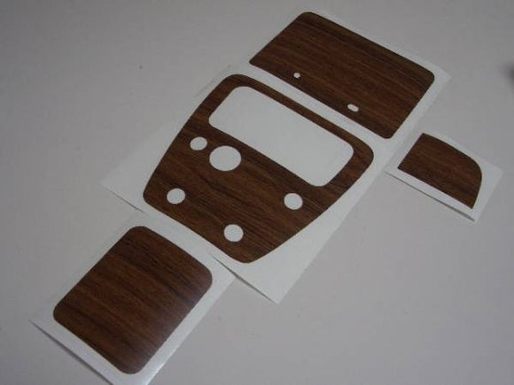 ハコスカ後期用コンソール木目ステッカー